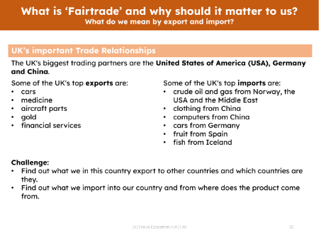 UK trade relationships - Info sheet