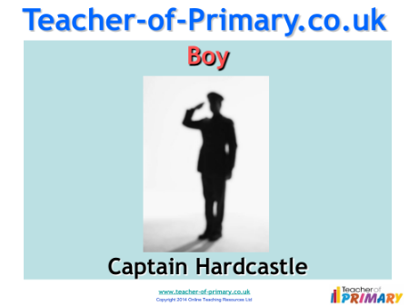 Biography and Autobiography - Lesson 7 - Captain Hardcastle PowerPoint