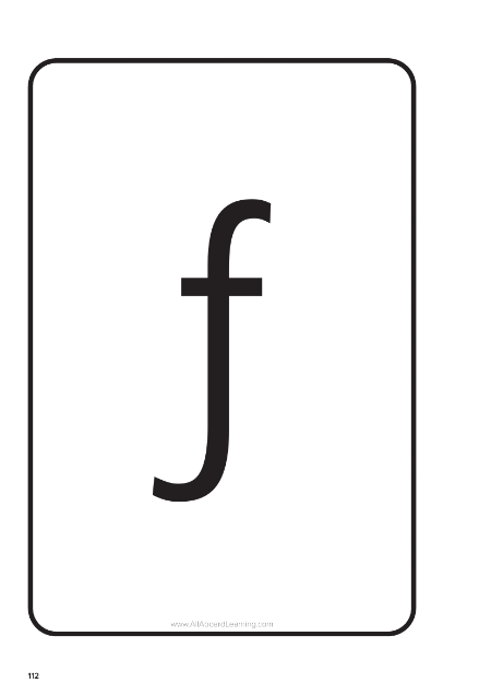 "f" grapheme cards - Resource 