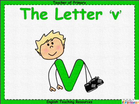 The Letter V - PowerPoint