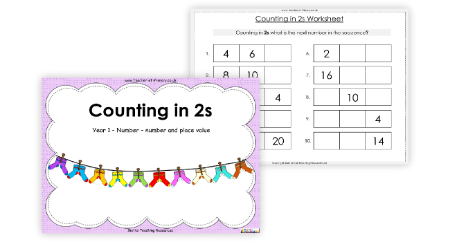 Counting in 2s