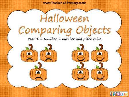 Halloween Comparing Objects - PowerPoint