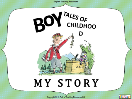 Boy - Lesson 10 - My Story PowerPoint