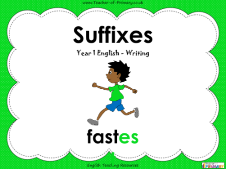 Suffixes   Kindergarten - PowerPoint