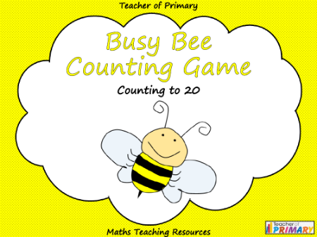 Busy Bee Counting Game - PowerPoint
