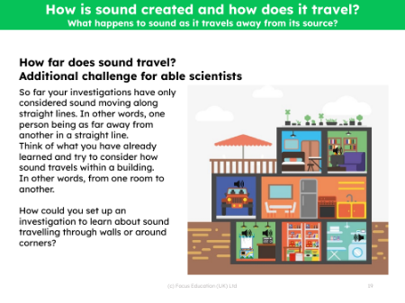 How far does sound travel? - Additional Challenge