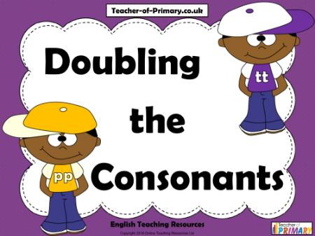 Doubling the Consonants - PowerPoint