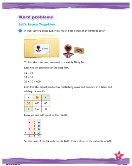 Max Maths, Year 5, Learn together, Word problems (1)