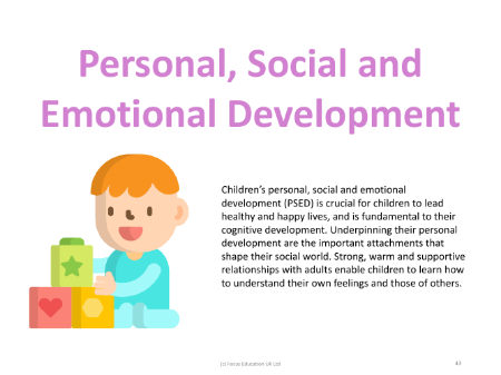 Monitoring the Quality of Education in Pre-K - Personal, Social and Emotional Education