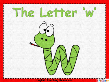 The Letter W - PowerPoint