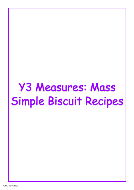 Simple Biscuit Recipe