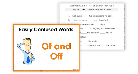 Easily Confused Words - Of and Off