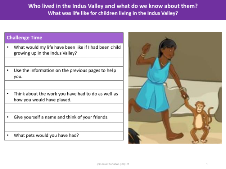 Challenge Time - Indus Valley - Year 4