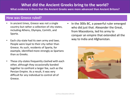 How was Greece ruled? - Info sheet