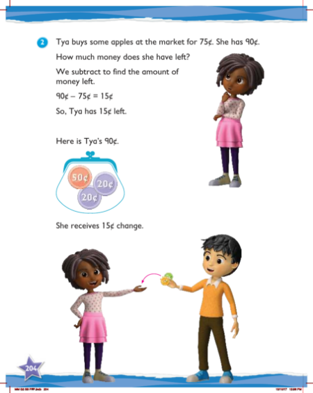 Learn together, Adding and subtracting money (2)