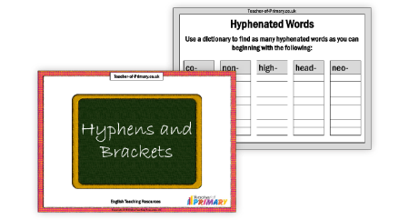 Hyphens and Brackets