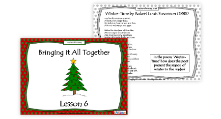 Christmas Poetry Unit - Lesson 6 - Winter Time