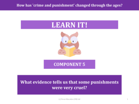 What evidence tells us that some punishments were very cruel? - Presentation