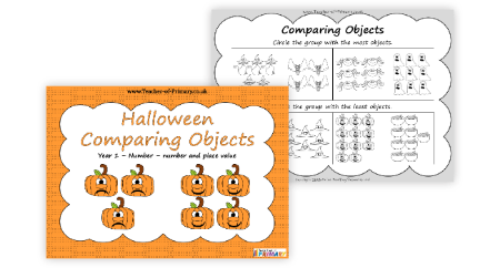 Halloween Comparing Objects