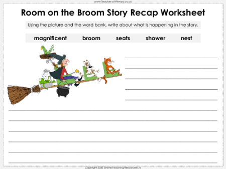 Lesson 6 - Story Recap Worksheet 2