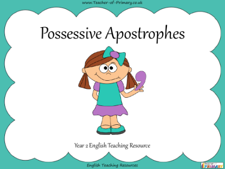Possessive Apostrophes - PowerPoint