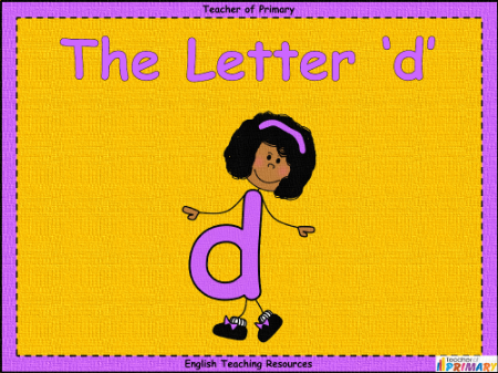 The Letter D - PowerPoint