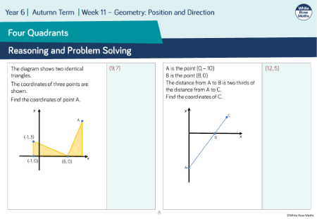 Four quadrants: Reasoning and Problem Solving