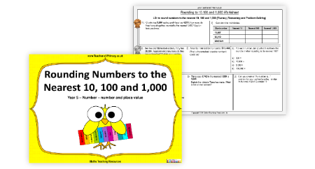 Rounding Numbers to the Nearest 10, 100 and 1,000