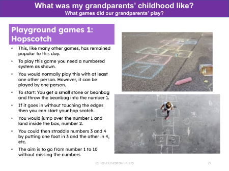 Playground games - Info pack