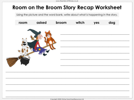 Lesson 1 - Story Recap Worksheet 3