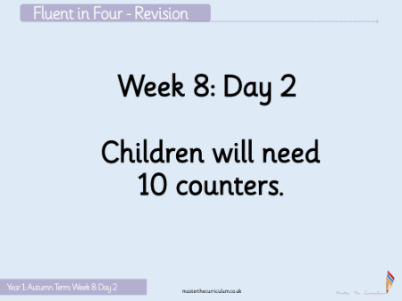 Addition and subtraction within 10 - Taking away - Starter
