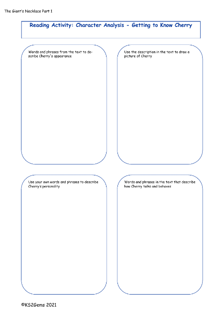 3. Character Analysis Activities