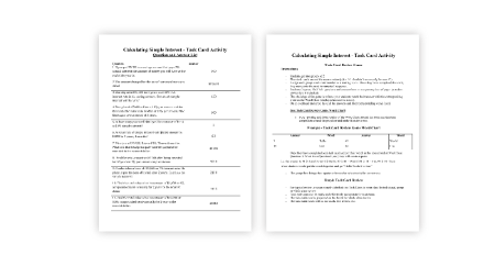 Calculating Simple Interest