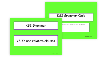 Relative Clauses