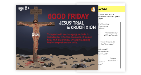 Good Friday: Jesus’ Trial And Crucifixion Easter Activity Pack (8-12 years)