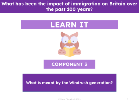 What is meant by the Windrush generation? - Presentation