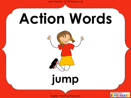 Action Words  - Verbs - PowerPoint