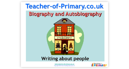 Biography and Autobiography - Lesson 4 - Writing about People