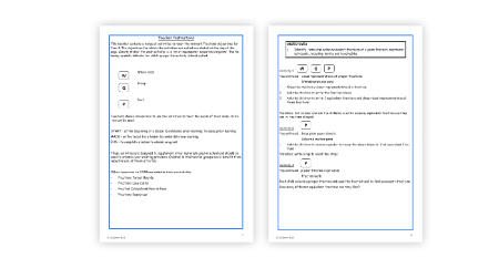 Equivalent fractions