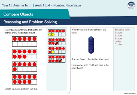 Compare Objects: Reasoning and Problem Solving