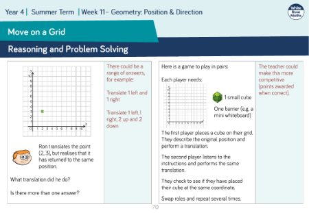 Move on a Grid: Reasoning and Problem Solving
