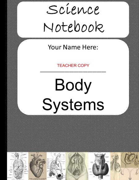 Body Systems - Teacher's version of Student Digital Interactive Notebook