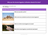 Mini quiz - Ancient Egypt