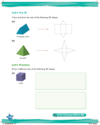 Max Maths, Year 6, Try it, Review of 3D shapes