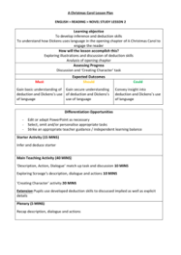 Infer and Deduce- Lesson Plan