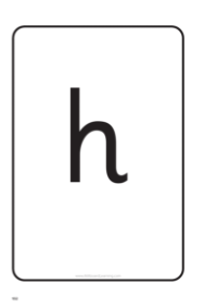 "h" grapheme cards - Resource 
