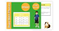 17. Words To Play Bingo - Fun Ways To Practise 3 Letter Phonic Words (3 years +)