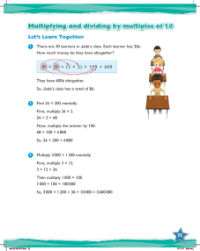 Learn together, Multiplying and dividing by multiples of 10 (1)