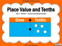 Place Value and Tenths - PowerPoint