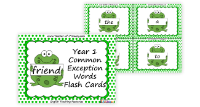 Year 1 Common Exception Words Flash Cards